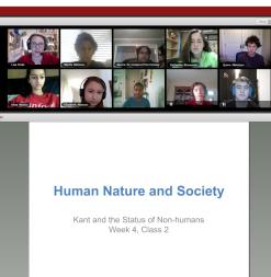 OHS Human Nature online class